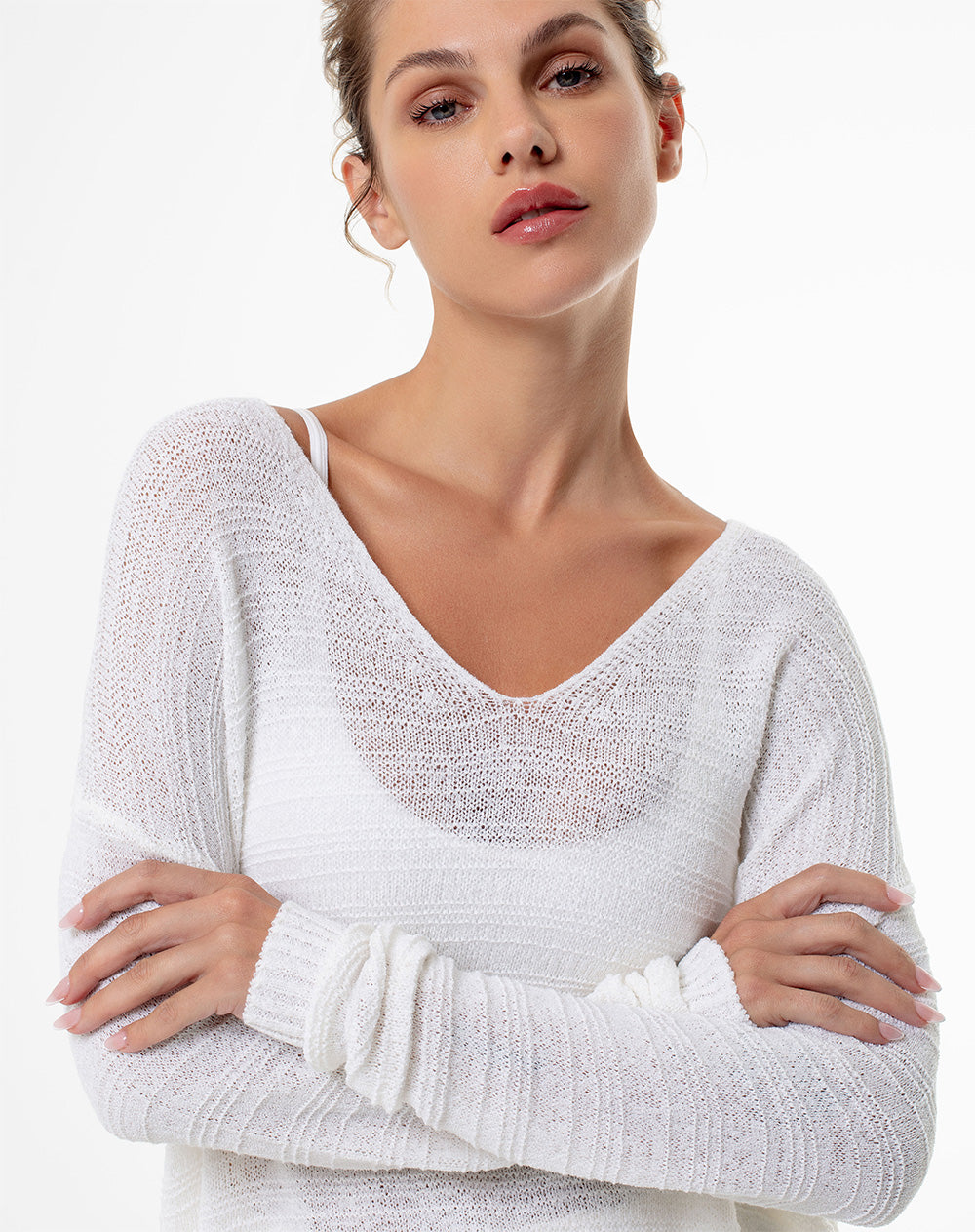 Buzo loose blanco