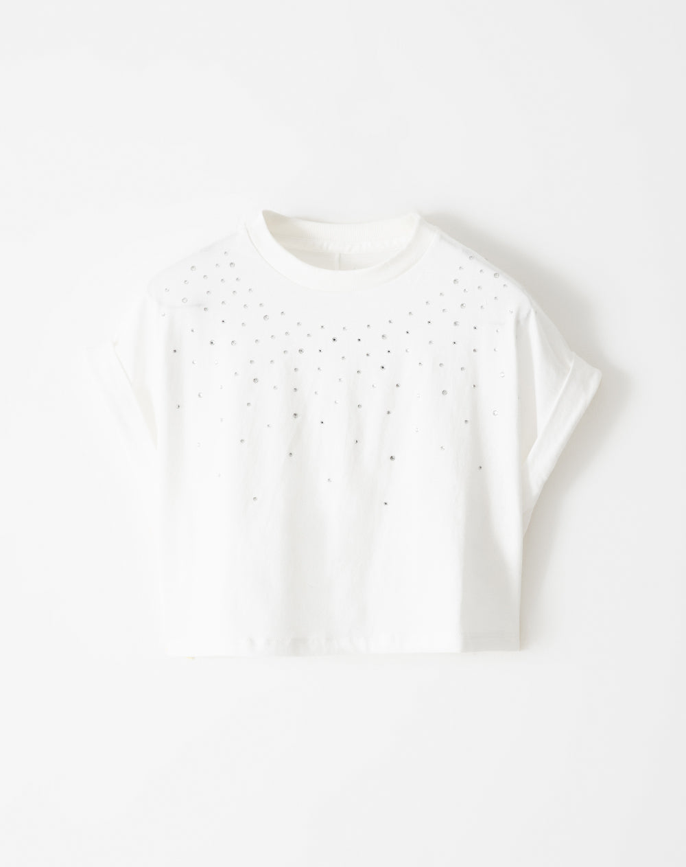 Camiseta Laelle regular fit manga corta blanca