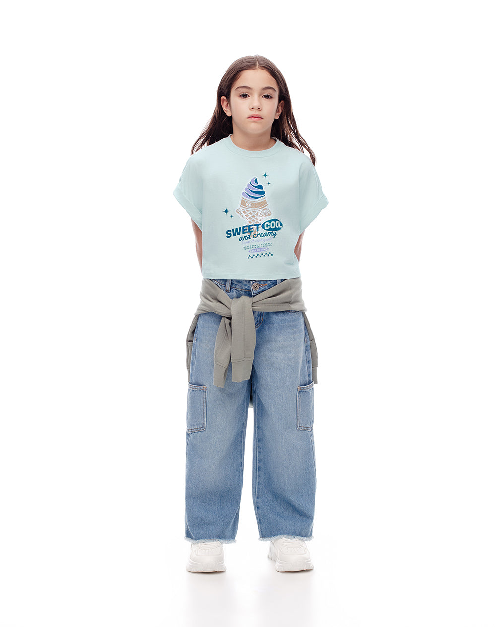 Camiseta relaxed fit manga corta rosada