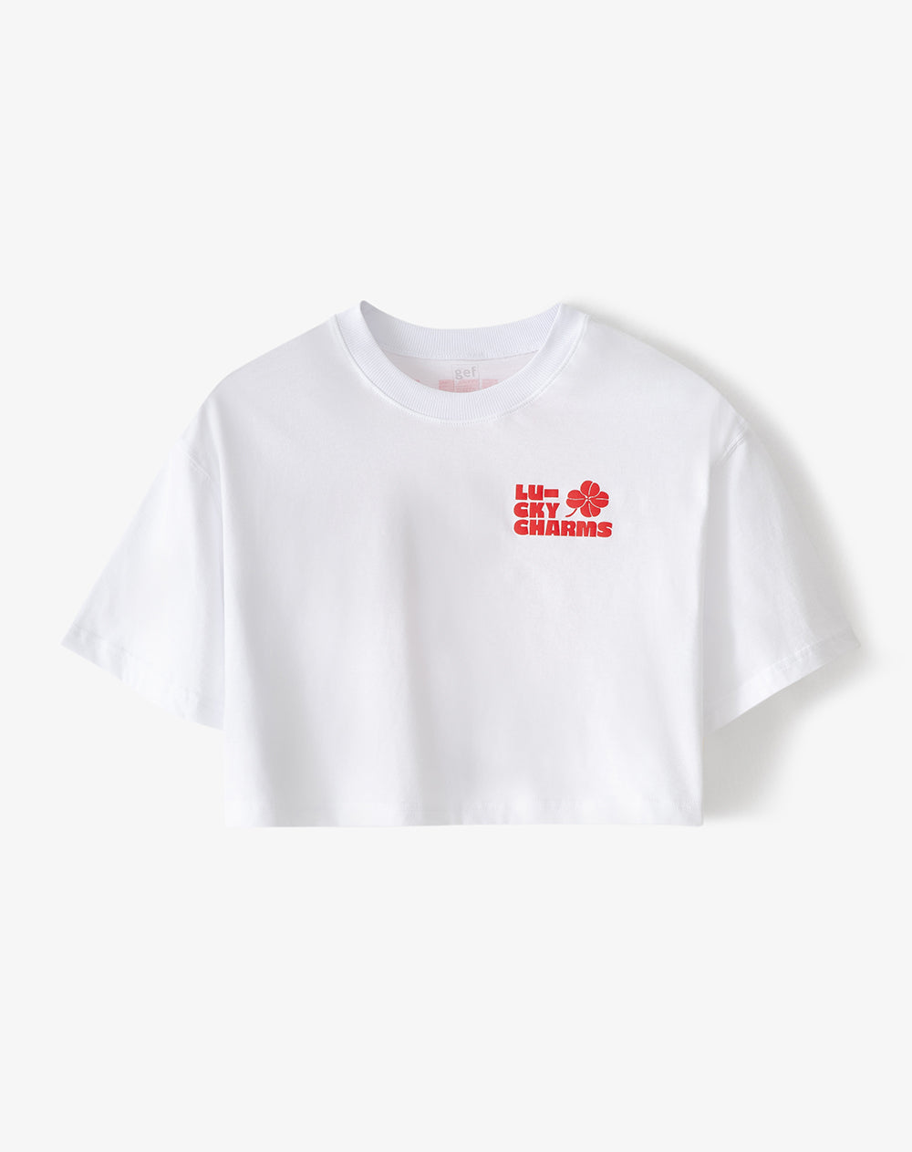 Camiseta relaxed fit manga corta blanca