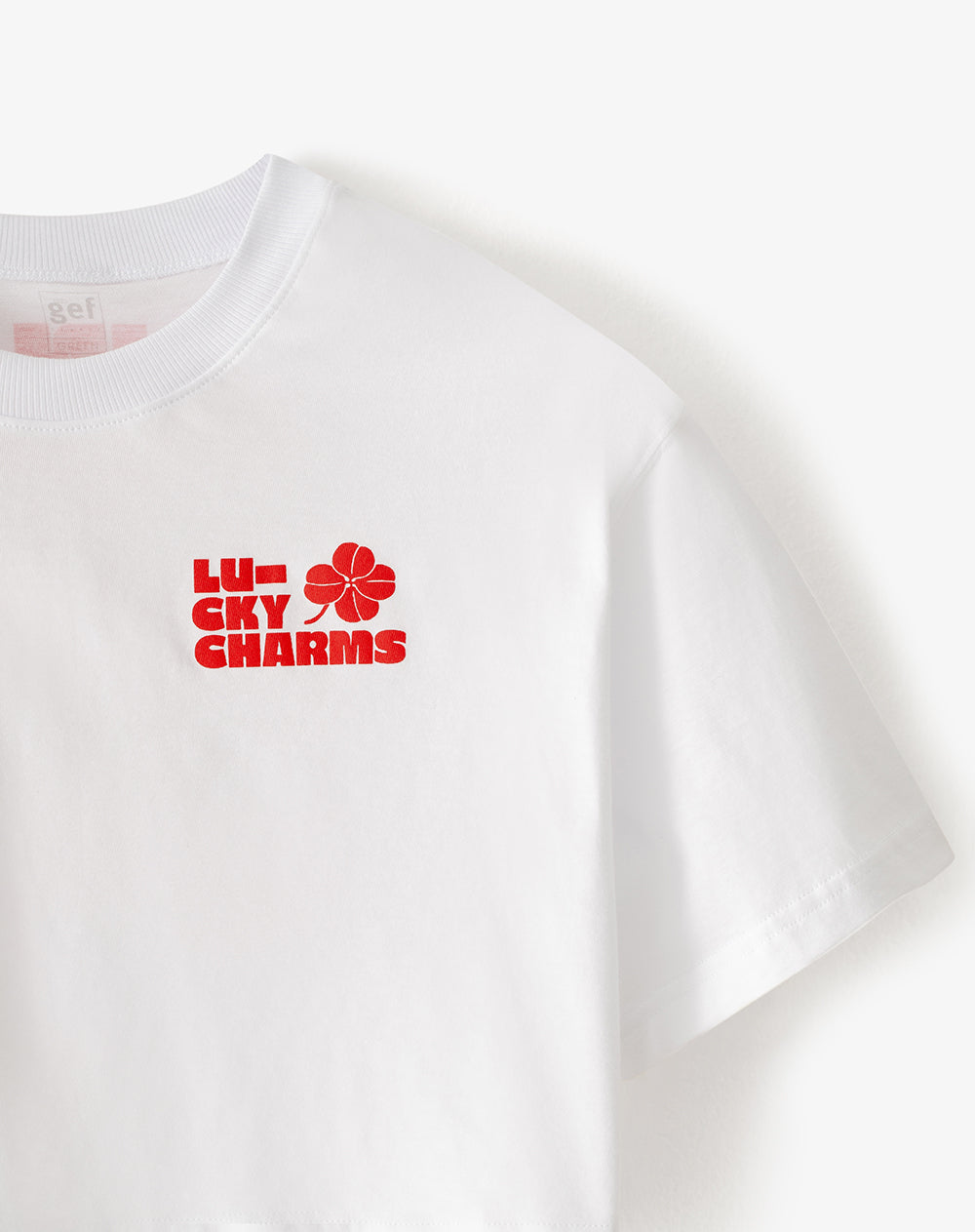 Camiseta relaxed fit manga corta blanca