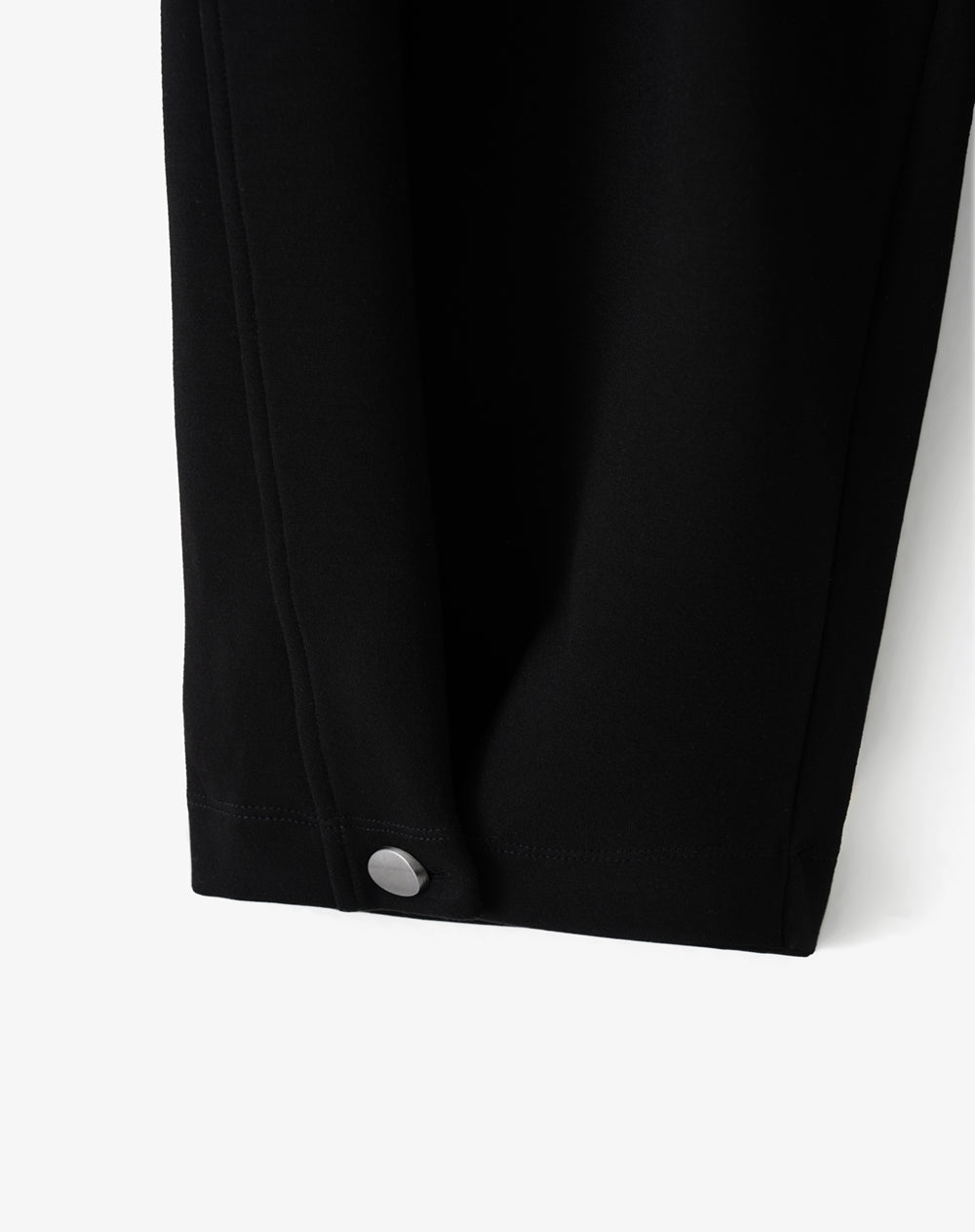 Pantalón loose tiro medio negro mujer