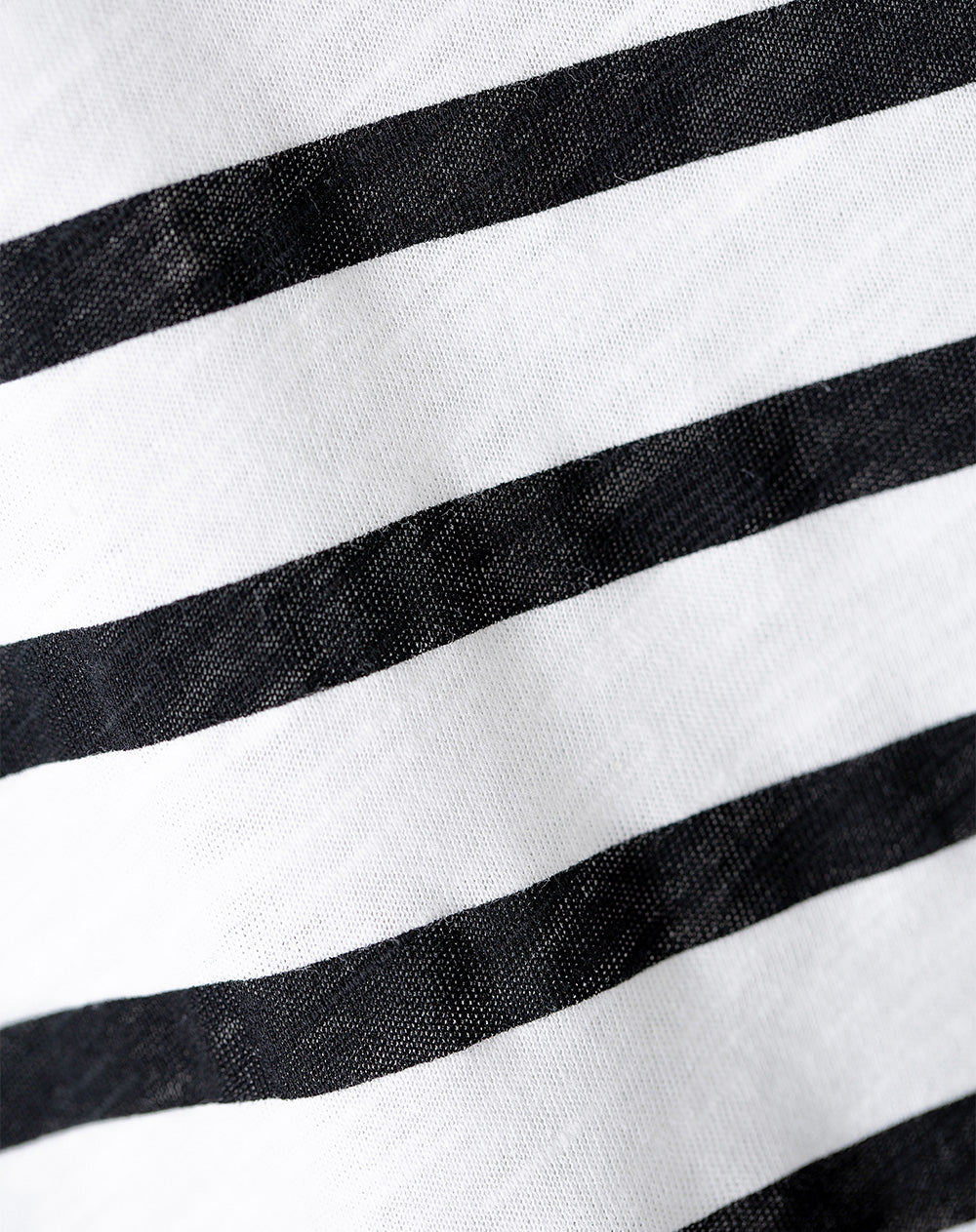 Camiseta regular fit manga corta blanca rayas