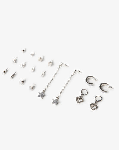 Arete plateado