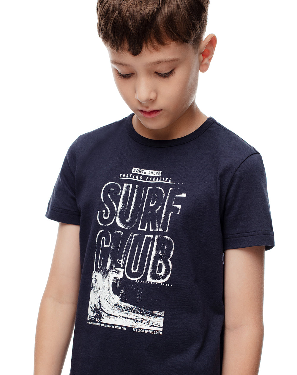 Pijama regular fit manga corta azul