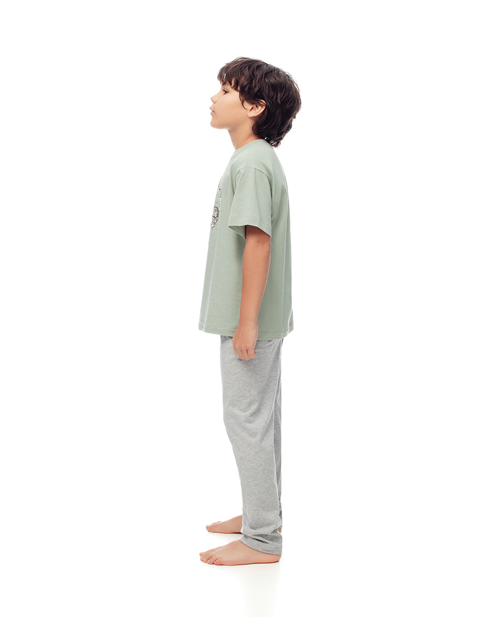 Camiseta + pantalón de pijama algodón surtido niño