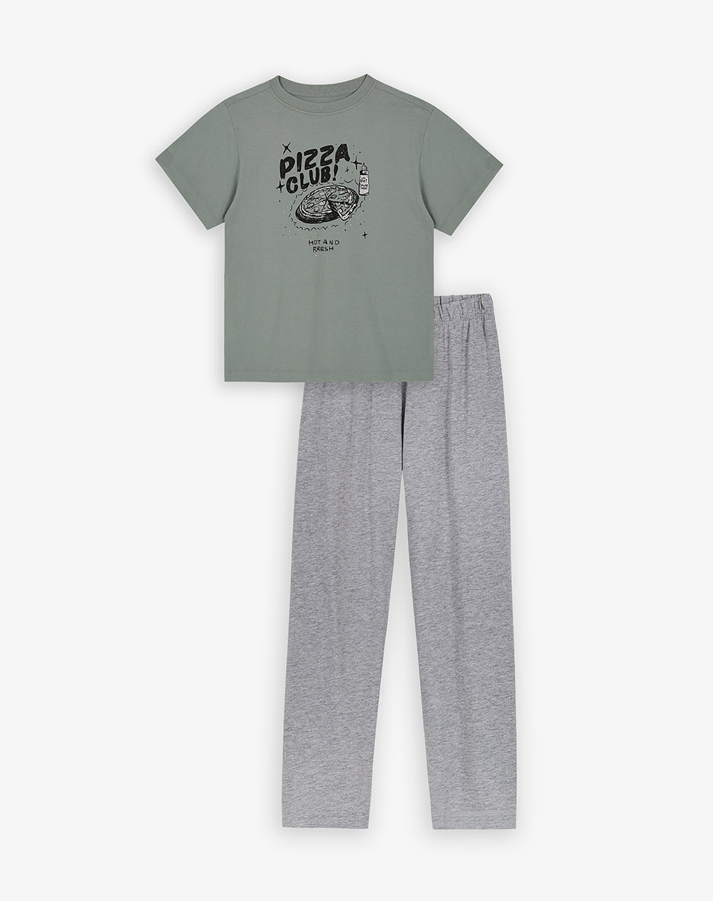 Camiseta + pantalón de pijama algodón surtido niño