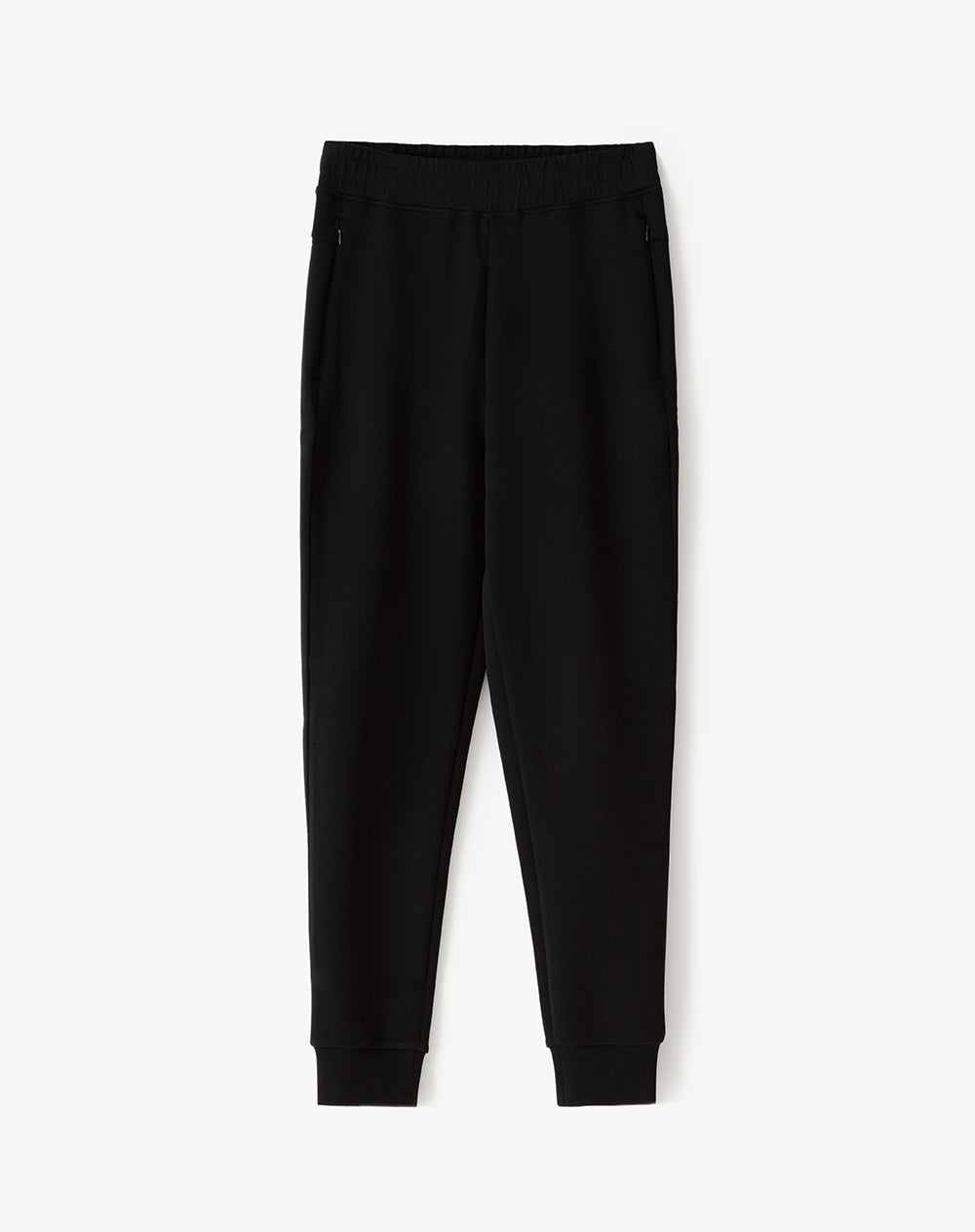 Jogger slim tiro medio negro mujer