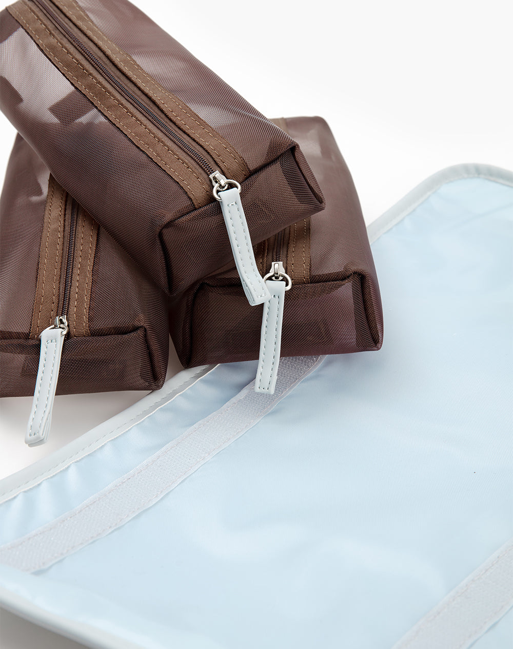 Estuche organizador azul mujer