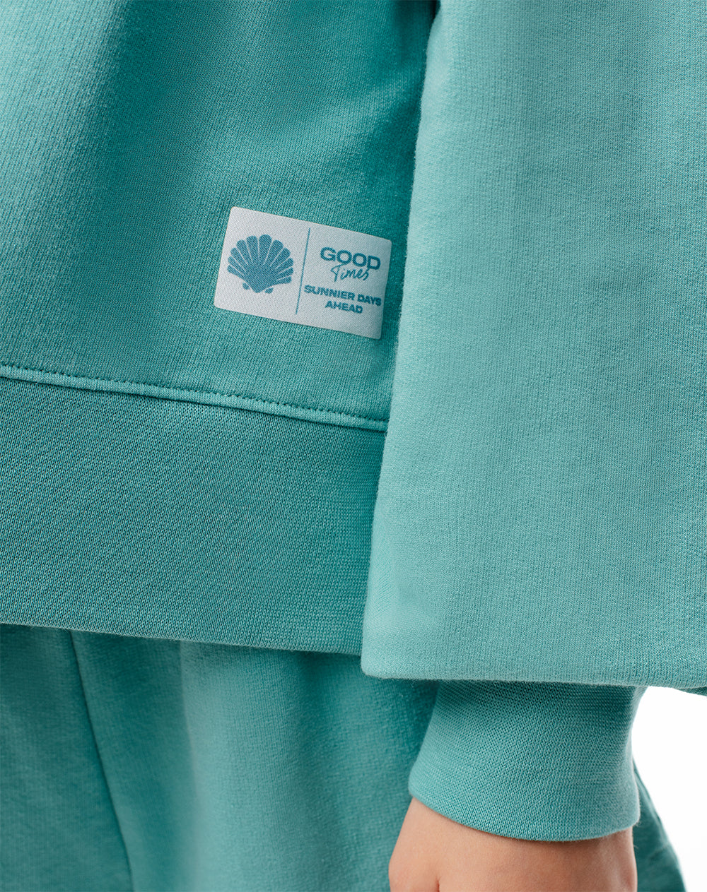Buzo relaxed fit azul