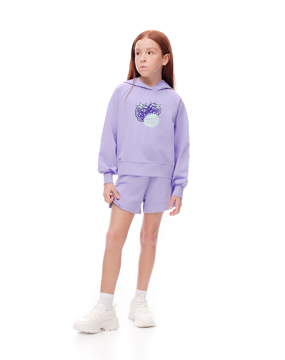 Buzo relaxed fit lavanda
