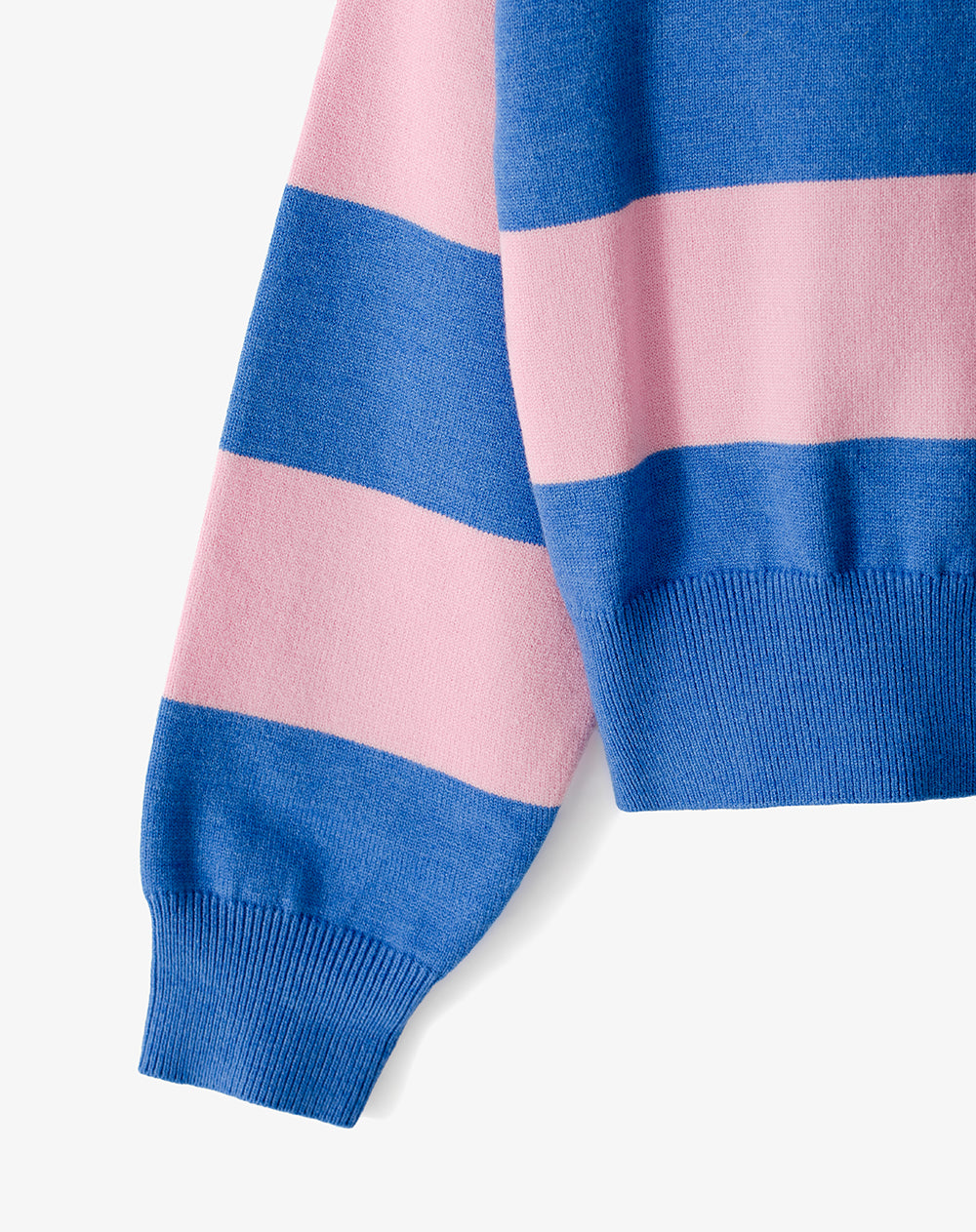 Buzo tipo polo rayas niña