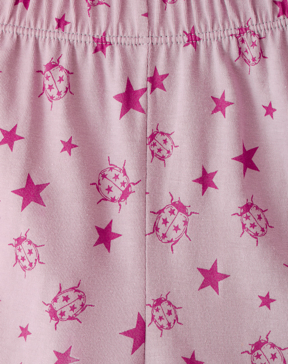 Pijama regular fit manga corta lila