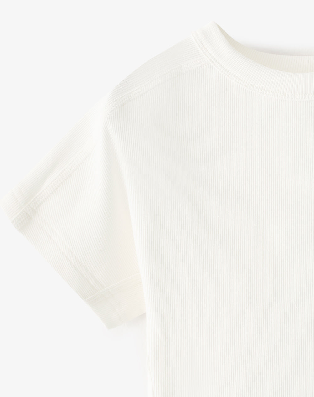 Camiseta slim fit manga corta blanca