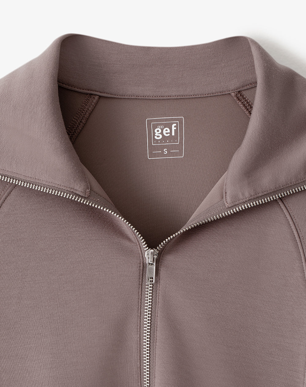 Buzo relax tacto suave café mujer