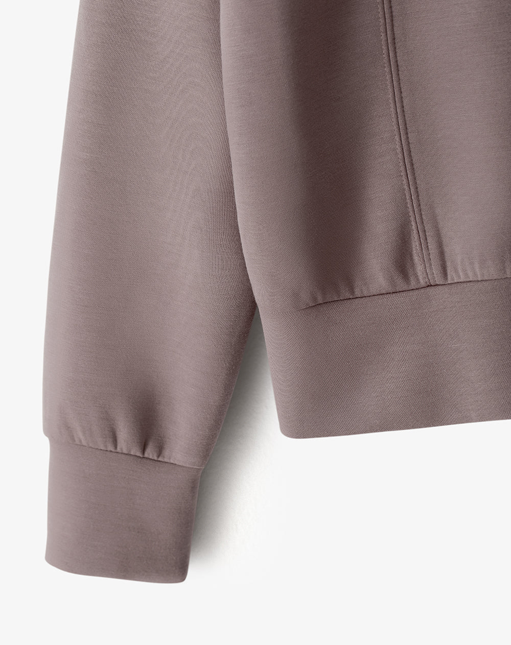 Buzo relax tacto suave café mujer