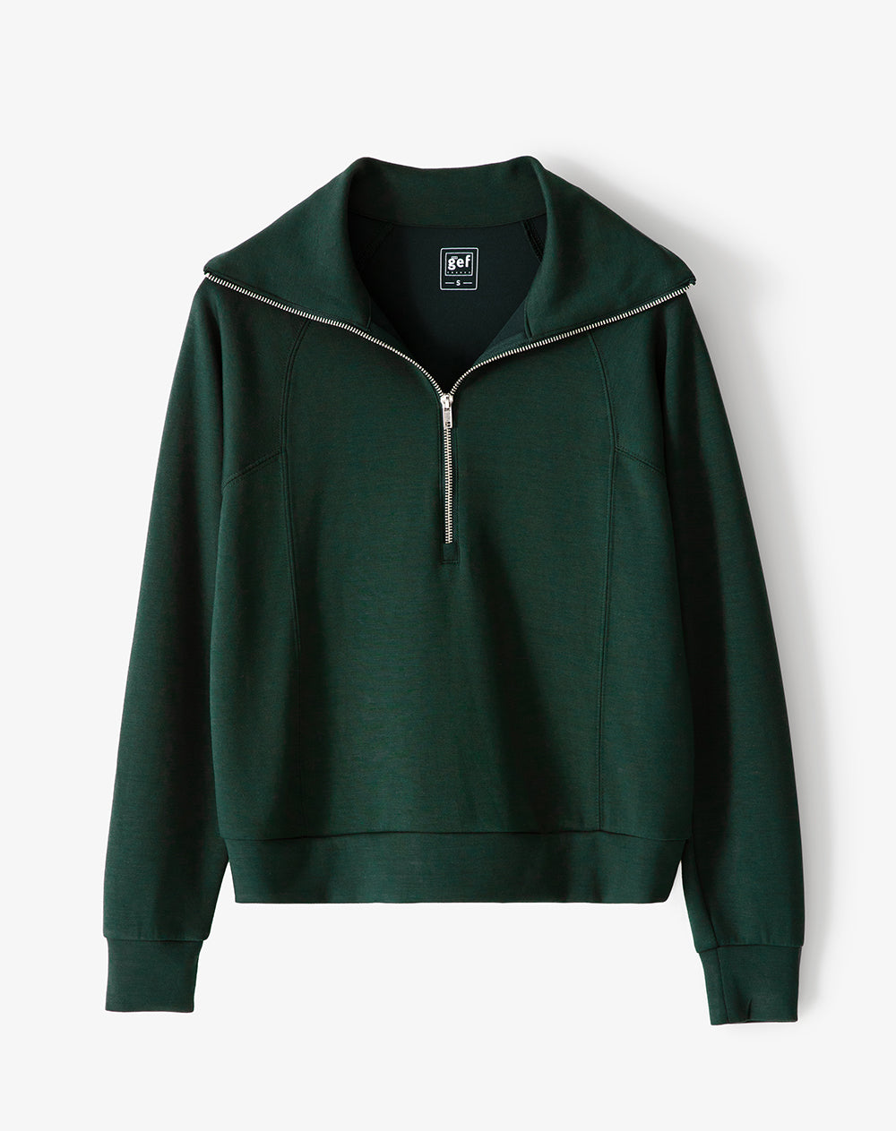Buzo relax tacto suave verde mujer