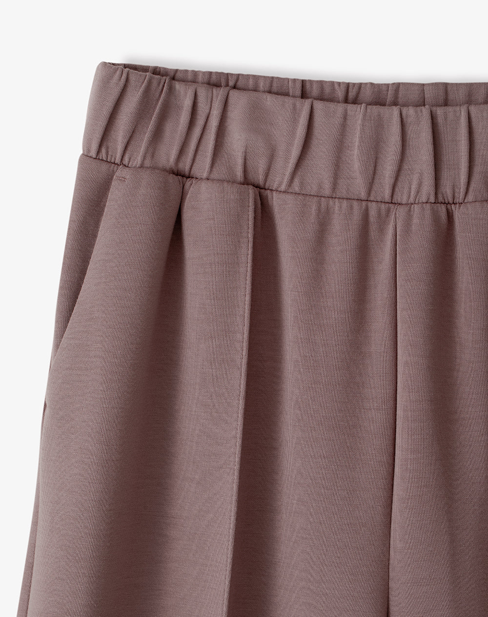 Jogger relaxed fit tiro alto cafe