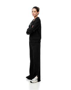 Pantalón holgado negro mujer