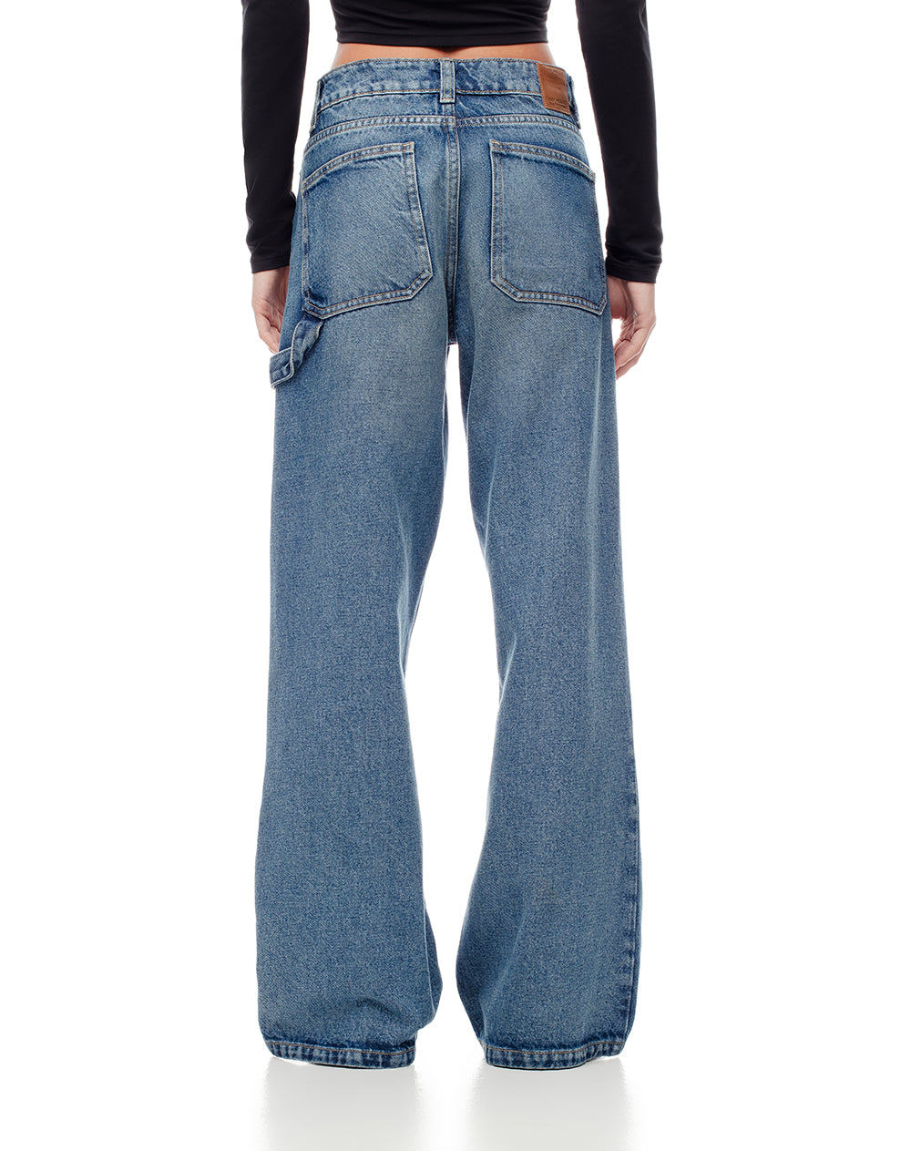 Jean regular fit tiro medio indigo