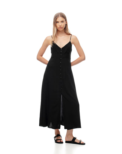 Vestido largo negro