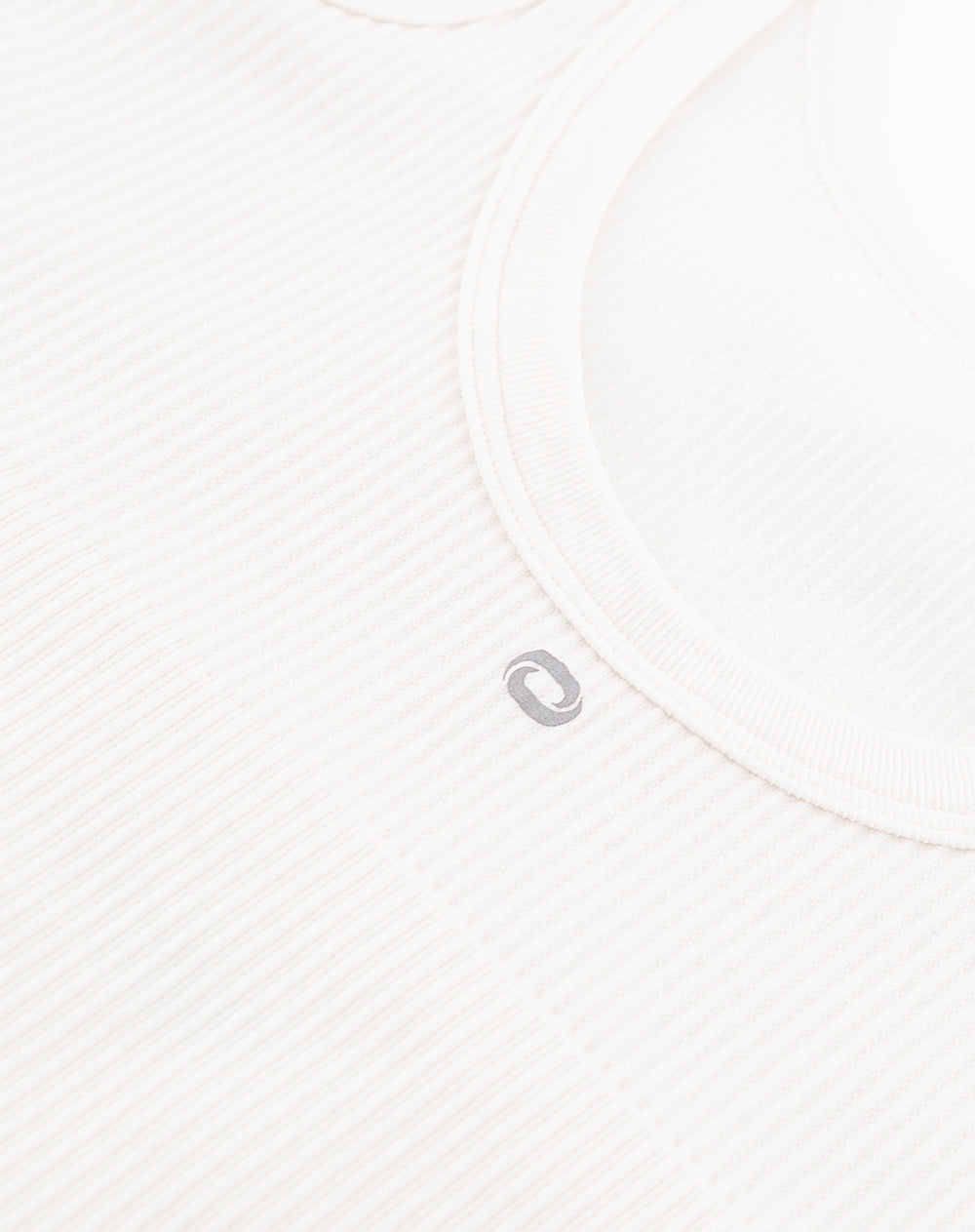 Crop top deportivo seamless blanco mujer