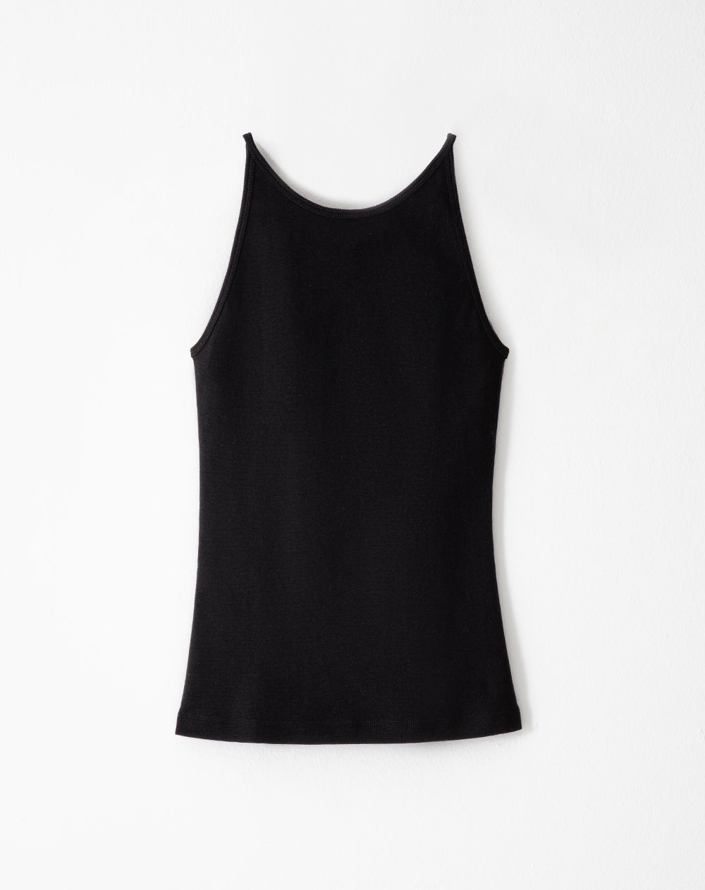 Camiseta Lapi fitted fit tiras negra