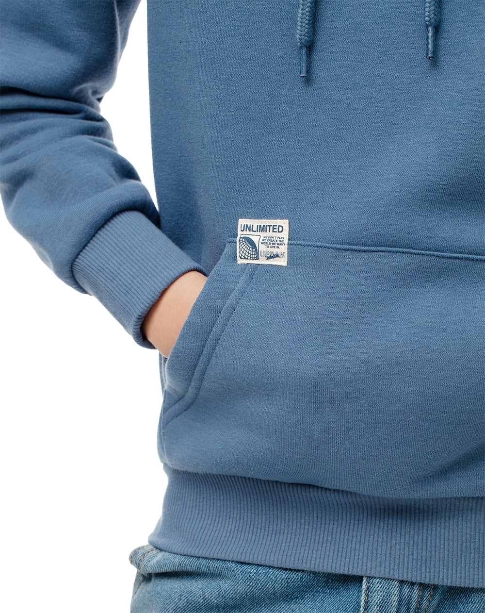 Buzo regular fit azul