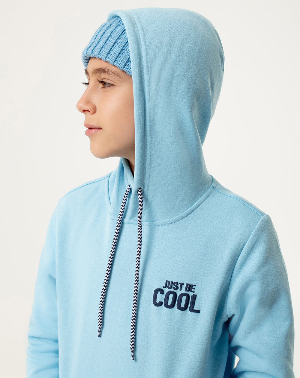 Buzo regular fit azul