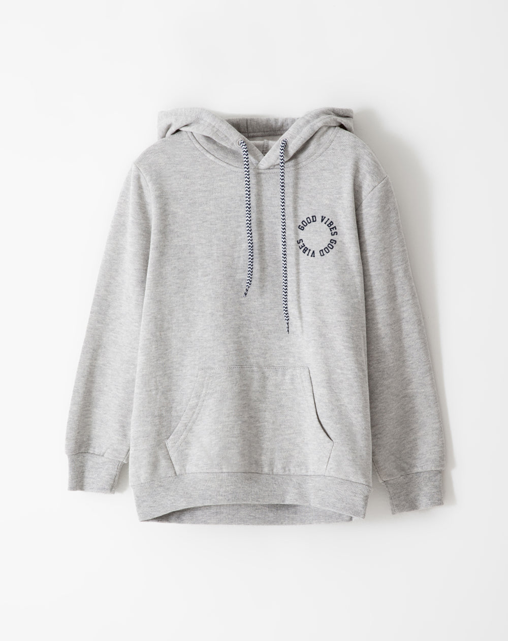 Buzo Larin regular fit gris jaspe