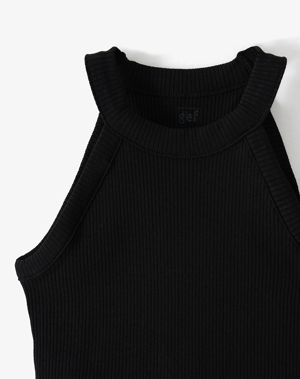 Camiseta slim fit negra