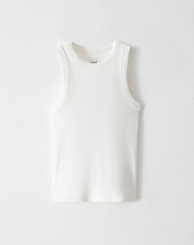Camiseta slim fit blanca