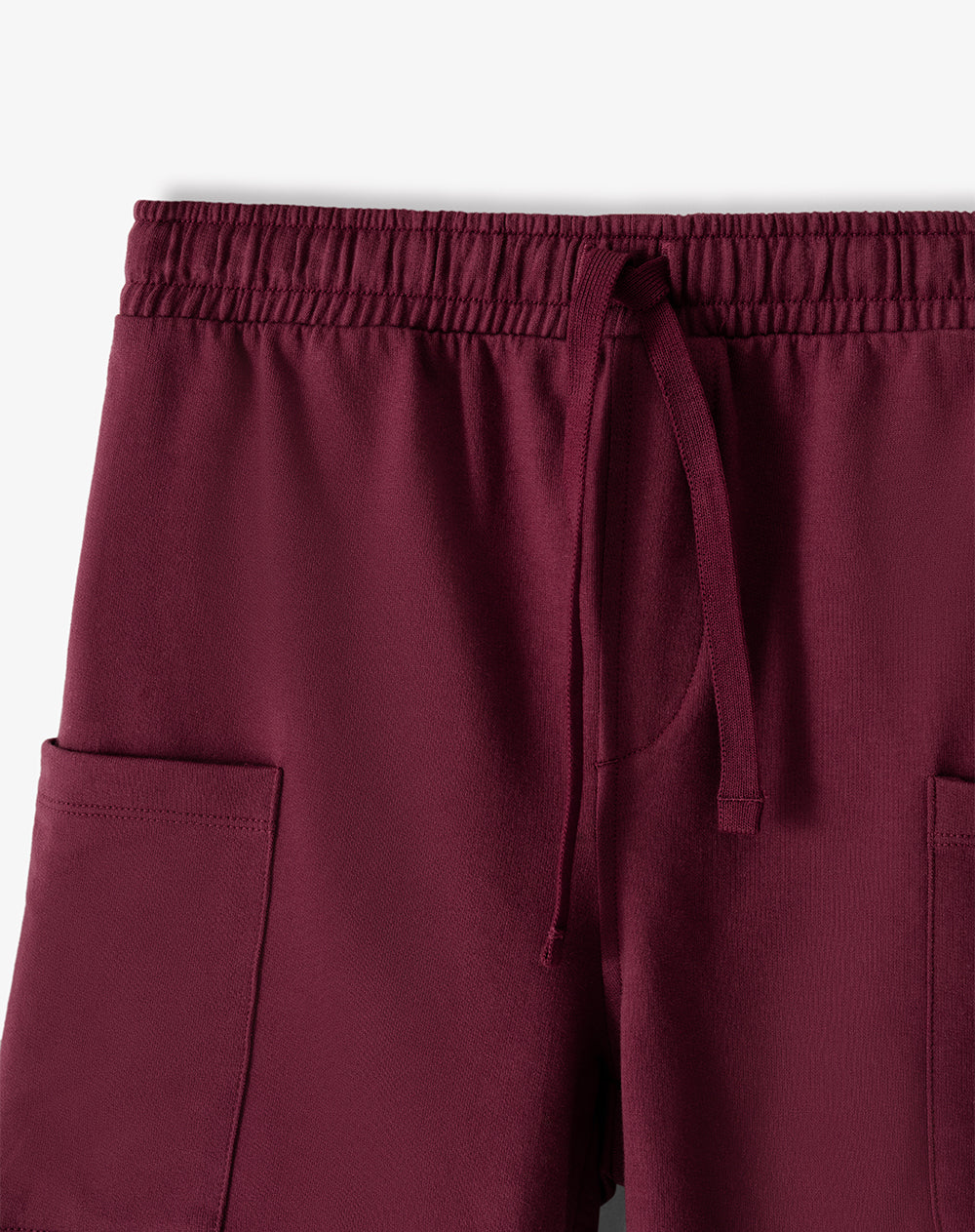 Conjunto pantalon corto camiseta vinotinto