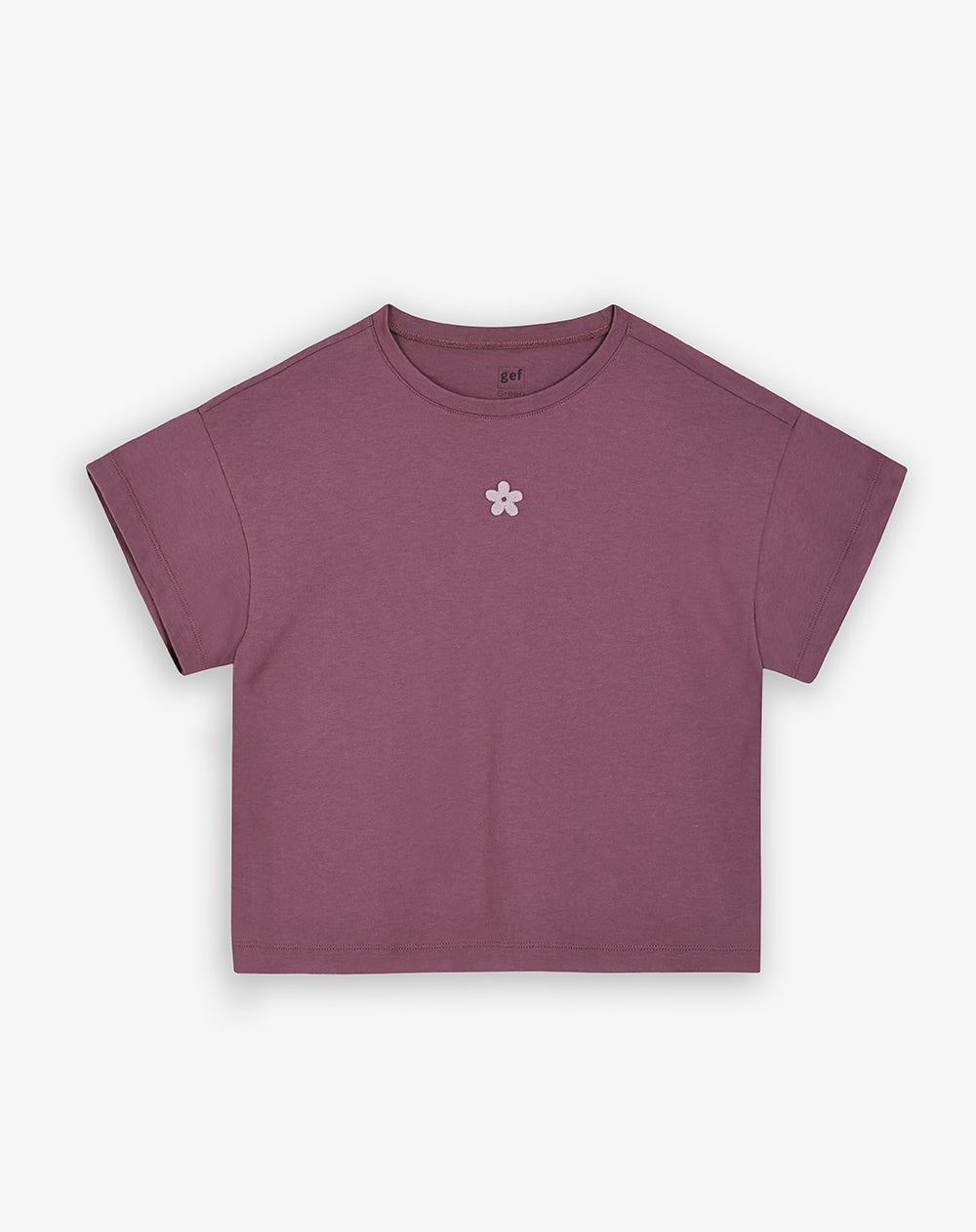 Pijama regular fit manga larga morado estampado