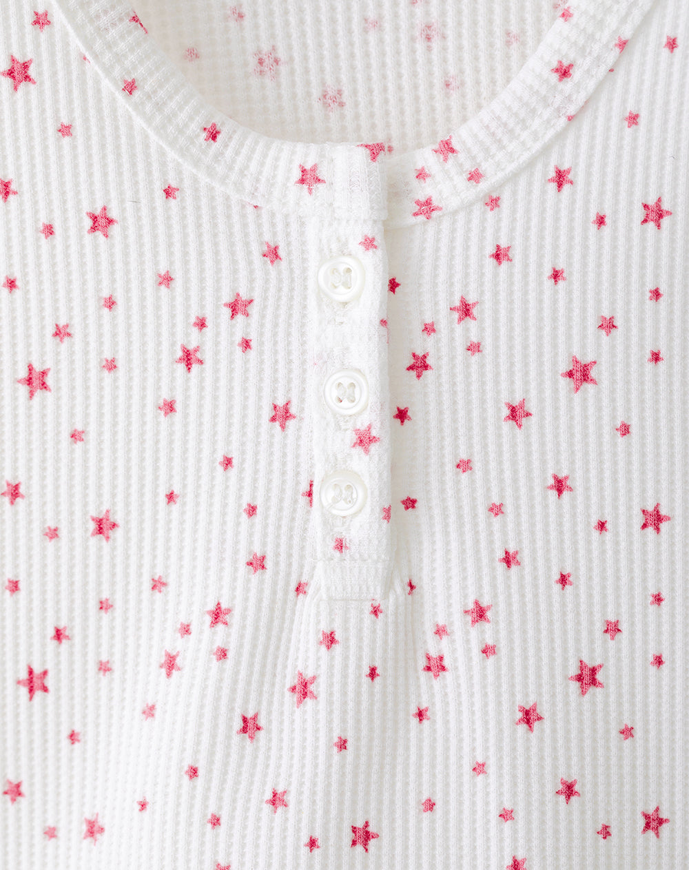 Pijama regular fit manga corta blanca estampada
