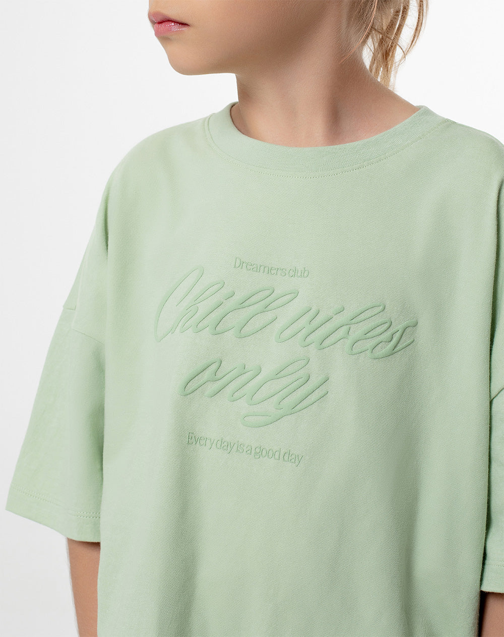 Camiseta regular fit manga corta verde