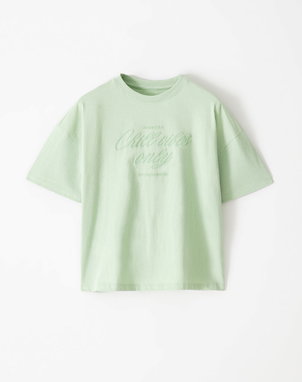 Camiseta regular fit manga corta verde