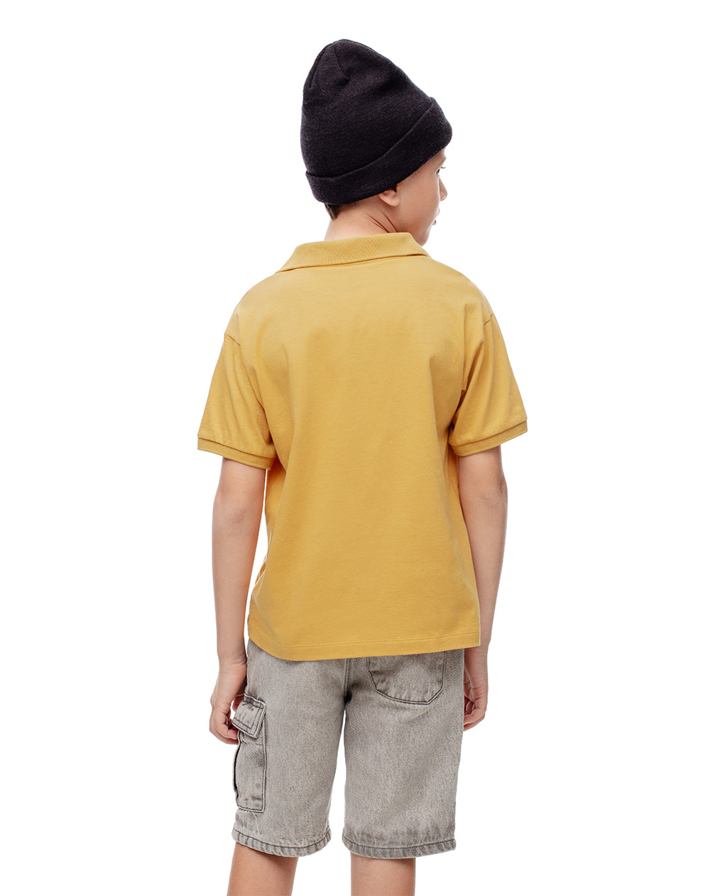 Polo regular fit mostaza