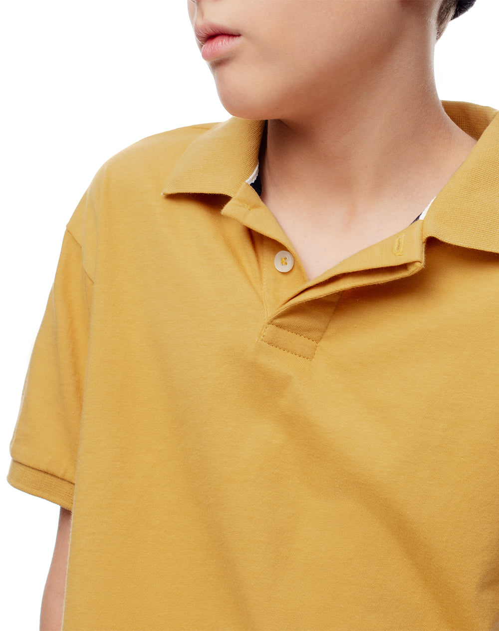 Polo regular fit mostaza