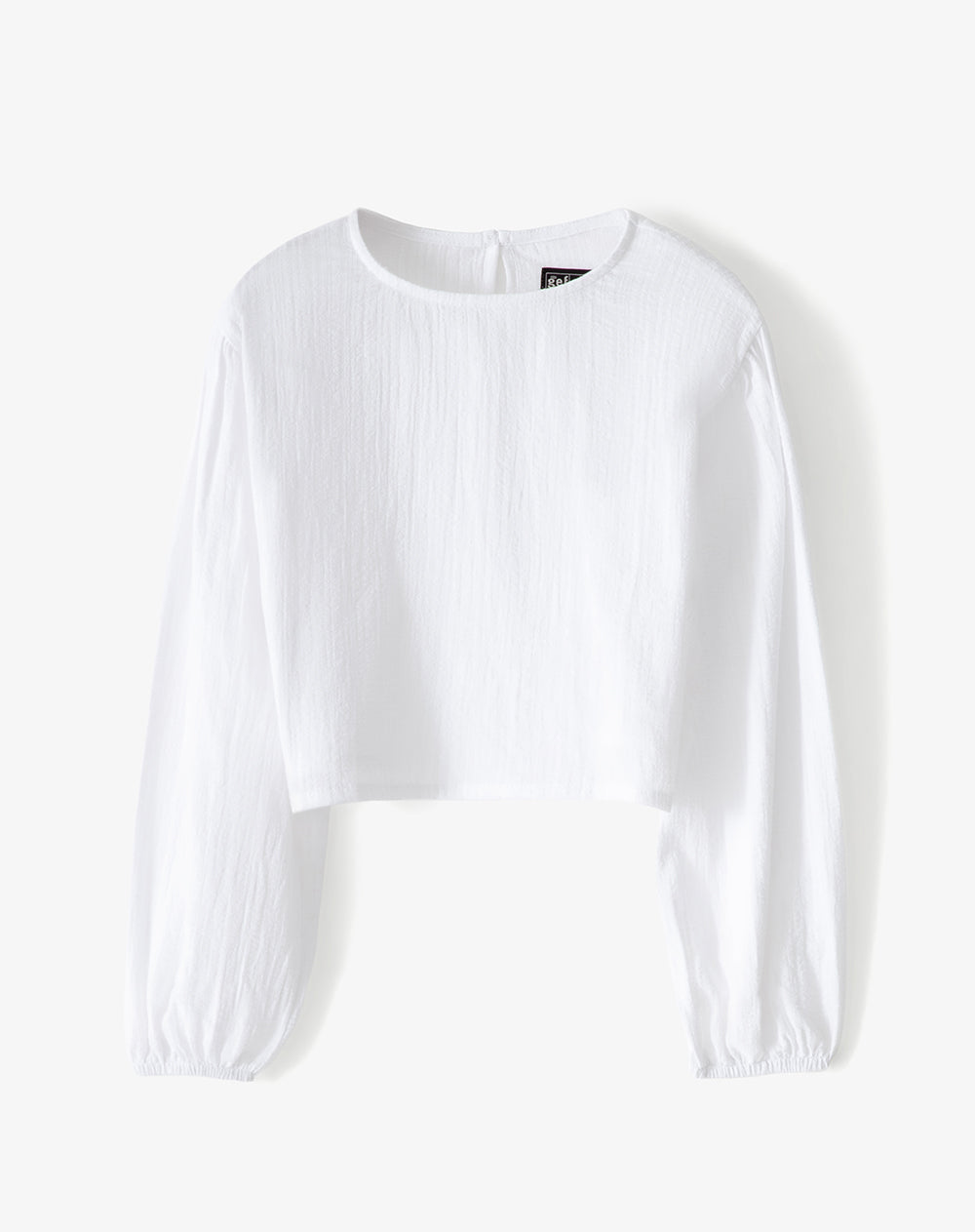 Camisa regular fit manga larga blanca