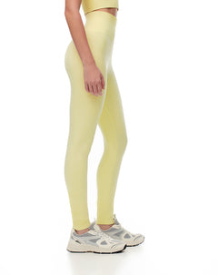 Legging deportivo seamless amarillo mujer
