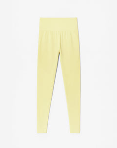 Legging deportivo seamless amarillo mujer