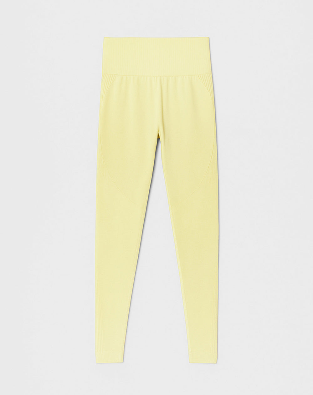Legging deportivo seamless amarillo mujer