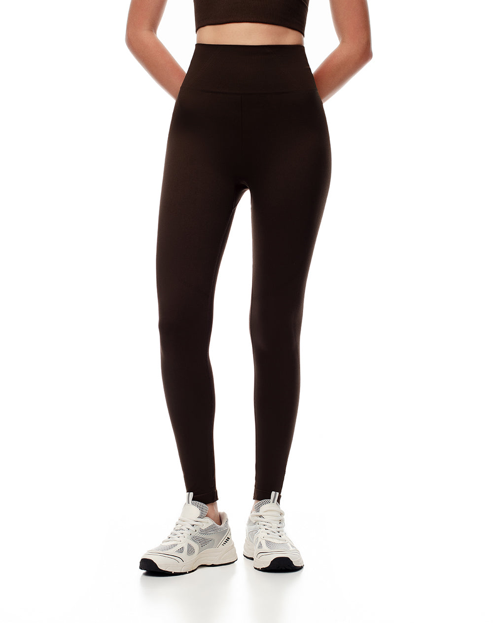 Legging tiro alto chocolate