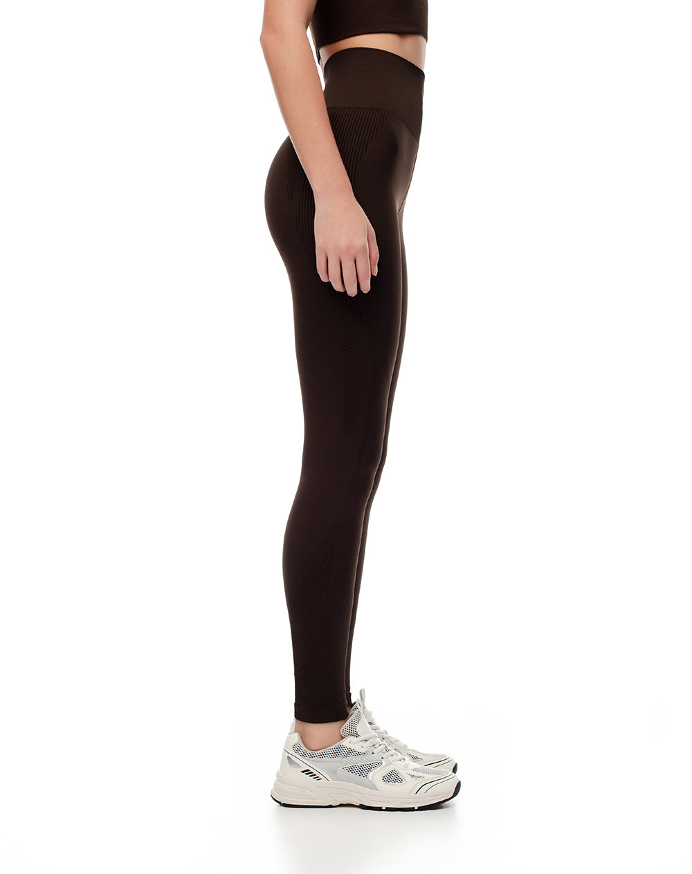 Legging tiro alto chocolate