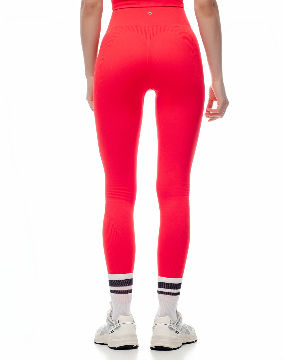 Legging tiro alto rojo brillante