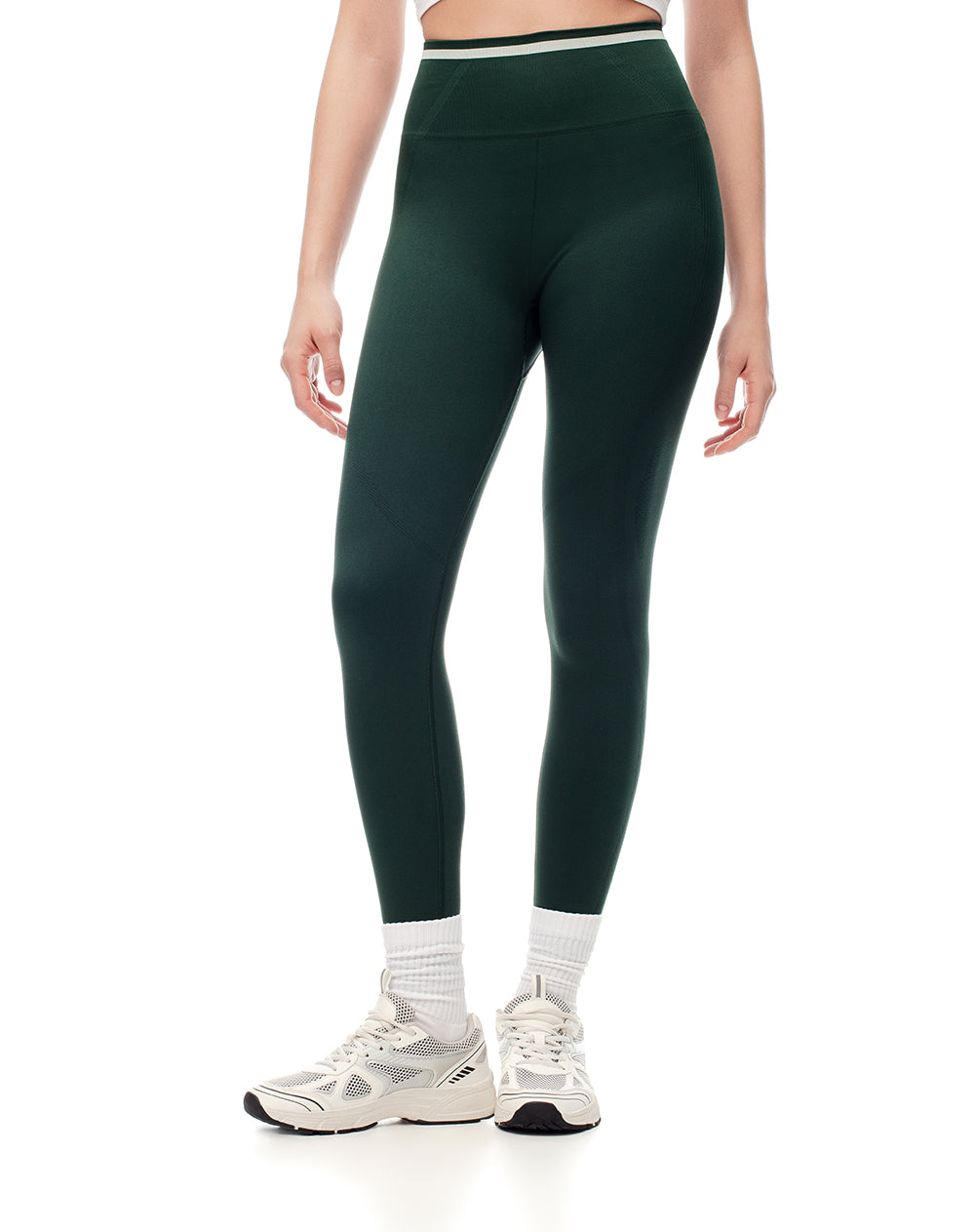 Legging deportivo seamless verde mujer