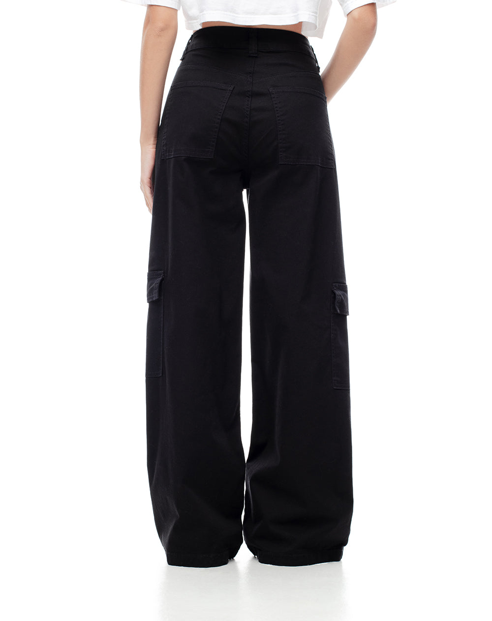 Cargo tiro alto negro