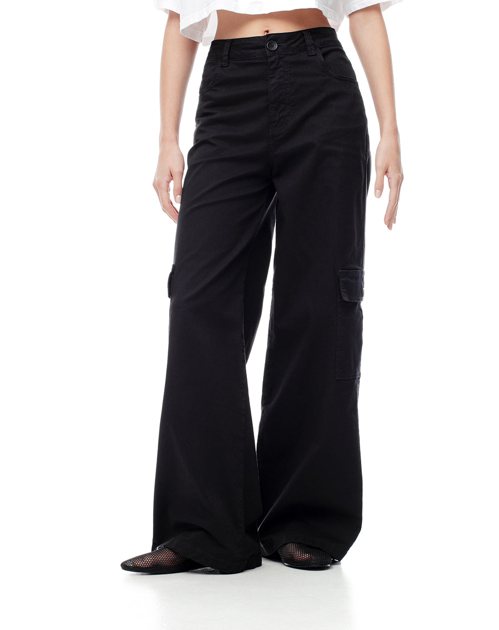 Cargo tiro alto negro