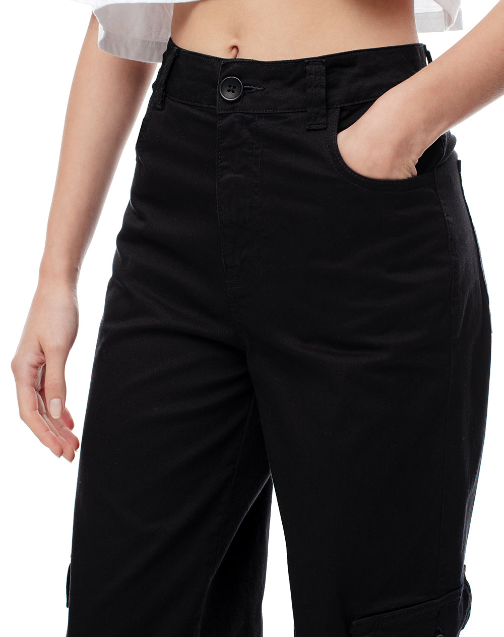 Cargo tiro alto negro